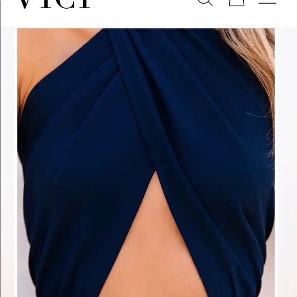 Vici Dolls Halter Cut Out Midi Dress - Picture 3 of 4